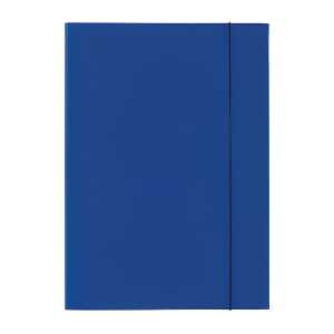 Sammelmappe 700g/m²-Karton, A4, m. 3 Klappen u. Gummizug, 5er blau
