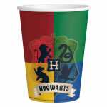 Papierbecher Harry Potter Häuser 250ml 8er, Amscan