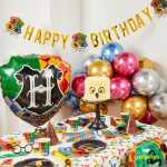 Partykette Papier Harry Potter Häuser 180cm, Amscan