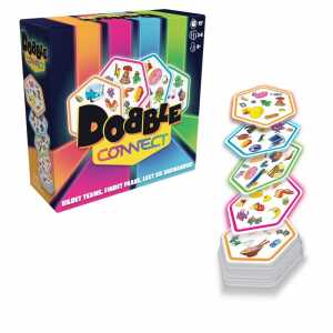 Kartenspiel Dobble Connect, für 2 - 8 Spieler, Spieldauer 15 Minuten,