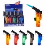 Sturmfeuerzeug Jet Flame transparent sortiert, 5 Farben