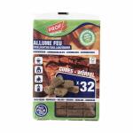 Anzündewürfel 32er aus Naturholz, 100 %...