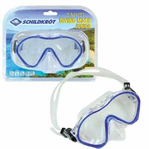 Tauchmaske Tahiti Junior großes Sichtfeld durch Einzel-Sicherheitsglas