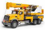 bruder Kran-LKW MACK Granite Liebherrkran 1:16