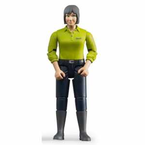 bruder bworld Figur Frau heller Hauttyp Hose blau