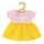 Kleid Bunny Lou Gr.28-35cm, für Puppen und Plüschtiere, Applikation