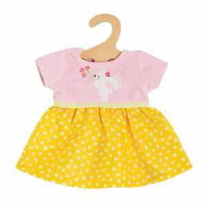 Kleid Bunny Lou Gr.35-45cm, für Puppen und Plüschtiere, Applikation,