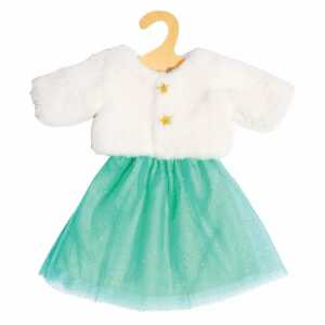 Plüschjacke Yuki mit Tüllrock Gr.35-45cm, für Puppen und Plüschtiere,