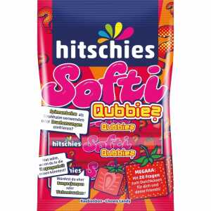 hitschies Softi Quibbies Erdbeer Kaubonbon 80g, Hitschler