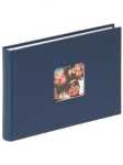 Fotoalbum Fun 22x16cm blau, Buchalbum zum Einkleben mit...