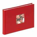 Fotoalbum Fun 22x16cm rot, Designalbum,, Walther Design