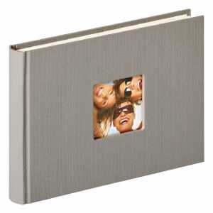 Fotoalbum Fun 22x16cm grau, Designalbum,, Walther Design