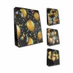 Geschenktasche Glitter Balloons 45x33x10,5cm, 4...