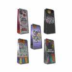 Flaschentasche Glimmer 36x13x8,5cm sortiert, 5...