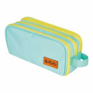 Herlitz Doppelfaulenzer uni mint/gelb