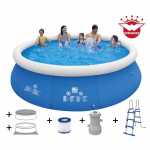 Pool-Set Quick Up D450x90cm 5teilig, mit Filterpumpe,...