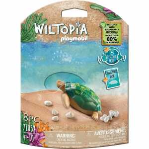 playmobil Wiltopia Riesenschildkröte, mit Zubehör, Tierwissenskarte