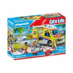 playmobil City Life Rettungswagen, mit Licht und Sound, ab 4 Jahren