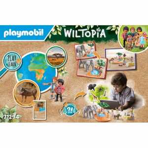 playmobil Wiltopia Spritztour zum Wasserloch, ab 4 Jahren,, Playmobil
