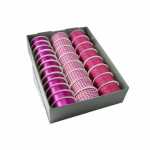 Geschenkband-Set magenta 28er, 40mm x 2m, 25mm x 3m, 10mm...
