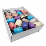 Ringelband Weihnachten 20mx10mm 50er sortiert, Eiknäul