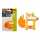 Greifling Fuchs mit Noppen orange, aus Silikon, ab 6 Monaten