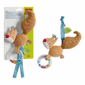 Hängefigur Waldfreunde, Greifling Stoff unterschiedlichen Oberflächen