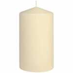 Stumpenkerze 80x150mm champagner