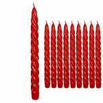 Renaissancekerzen 22x250mm rot 10er