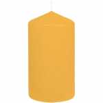 Stumpenkerze 60x120mm goldgelb