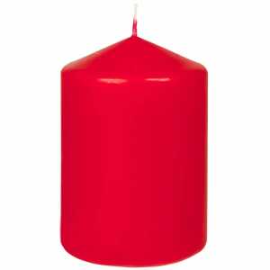 Stumpenkerze 50x80mm rot 4014546012119