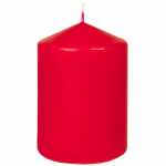 Stumpenkerze 50x80mm rot 4014546012119