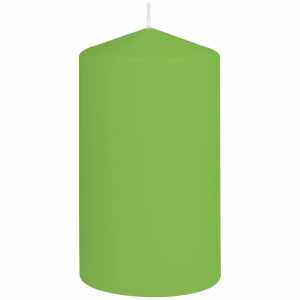 Stumpenkerze 80x150mm limone 4014546012621