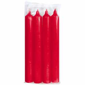 Tafelkerzen 21x195mm rubin 4er