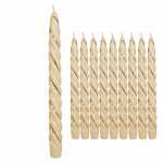 Renaissancekerzen 22x250mm champagner 10er