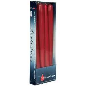 Leuchterkerzen 22x240mm antikrot 4er