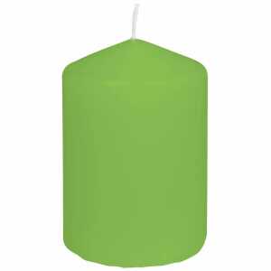 Stumpenkerze 50x80mm limone 4014546050357