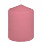 Stumpenkerze 70x100mm zartrosa