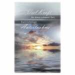 Trauerkarte Wasser und Sonnenuntergang