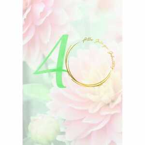 Zahlenkarte 40. Geburtstag Kurt Eulzer 4016723032408