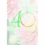 Zahlenkarte 40. Geburtstag Kurt Eulzer 4016723032408