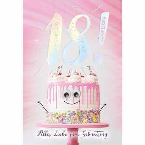 Zahlenkarte 18. Geburtstag Kurt Eulzer 4016723061187