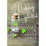 Zahlenkarte 40. Geburtstag Kurt Eulzer 4016723070400