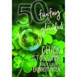 Zahlenkarte 50. Geburtstag Eulzer 4016723070509