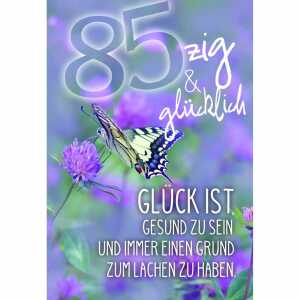 Zahlenkarte 85. Geburtstag 4016723070851