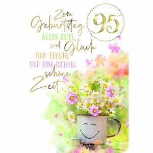 Zahlenkarte 95. Geburtstag 4016723079953