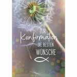 Glückwunschkarte Konfirmation Pusteblume 4016723110120