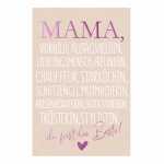 Klappkarte Muttertag Mama Text