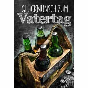 Klappkarte Vatertag Bierkiste 4016723190221