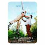 Postkarte Glittereffekt Dieses Kribbeln im Bauch